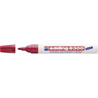 Edding 8300 industry 4-8300002 Permanent marker Rood Watervast: Ja