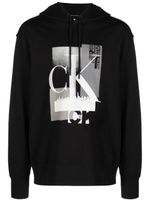 Calvin Klein Jeans sweat en coton à patch logo - Noir