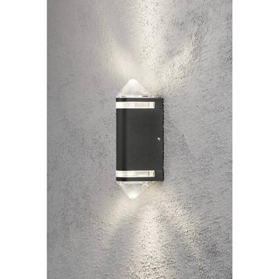 Konstsmide Modena Aites II 7519-750 Buitenlamp (wand) Halogeen GU10 70 W Zwart