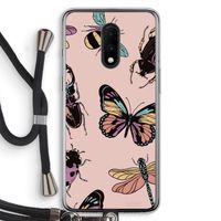 Tiny Bugs: OnePlus 7 Transparant Hoesje met koord