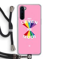 Het Leven Is Mooi: OnePlus Nord Transparant Hoesje met koord