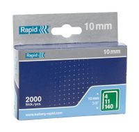 Rapid Nieten Type 140 RVS, Blisterbox 2000st Lengte 10mm