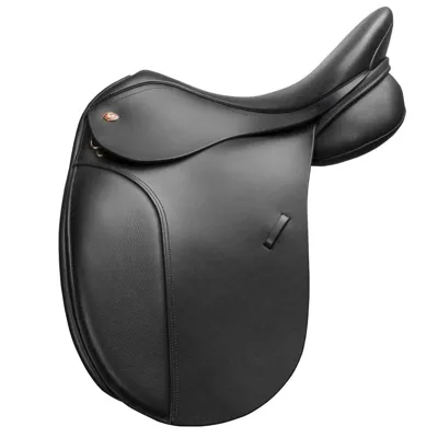 Kent & Masters Dressuur zadel zwart maat:17 mw Kent & Masters Dressuur zadel zwart maat:17 mw