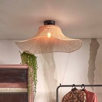GOOD&MOJO Plafondlamp 'Ibiza' Bamboe, 65cm, kleur Naturel