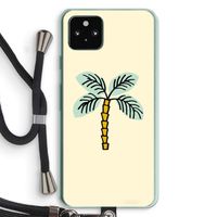 Palmboom: Pixel 5a 5G Transparant Hoesje met koord