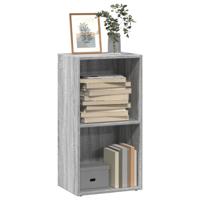 Boekenkast 40x30x77 cm bewerkt hout grijs sonoma eikenkleurig