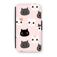 Katten: iPhone XS Flip Hoesje Katten: iPhone XS Flip Hoesje
