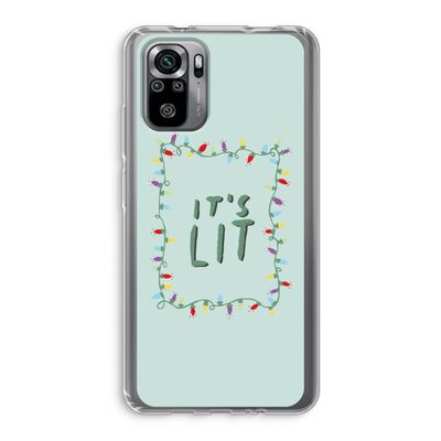 It's Lit: Xiaomi Redmi Note 10S Transparant Hoesje