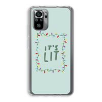 It's Lit: Xiaomi Redmi Note 10S Transparant Hoesje