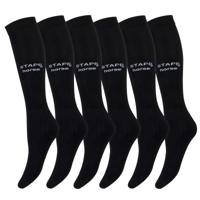 STAPP Horse Paardrijsokken Ultra Fine 6-pack Zwart-35/42