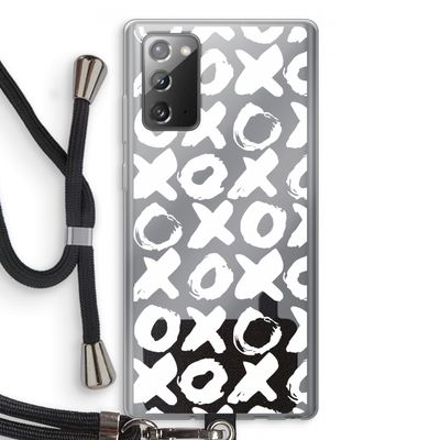 XOXO: Samsung Galaxy Note 20 / Note 20 5G Transparant Hoesje met koord