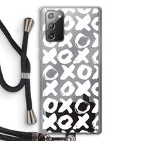 XOXO: Samsung Galaxy Note 20 / Note 20 5G Transparant Hoesje met koord