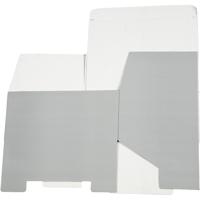 Creativ Company Kartonnen doos, h: 10 cm, l: 22 cm, b: 15.5 cm, lichtgrijs, 1 stuk