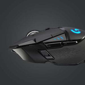 Logitech G502 Lightspeed Gaming-muis Radiografisch Optisch Zwart 11 Toetsen 16000 dpi Verlicht, Gewichtsreductie, Geïntegreerd profielgeheugen