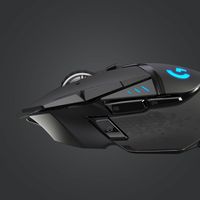 Logitech G502 Lightspeed Gaming-muis Radiografisch Optisch Zwart 11 Toetsen 16000 dpi Verlicht, Gewichtsreductie, Geïntegreerd profielgeheugen - thumbnail