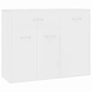 vidaXL Dressoir 88x30x70 cm bewerkt hout wit