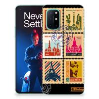 OnePlus 8T | Silliconen Back Cover | Postzegels