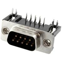 Connfly DS1037-09MNBKT7-0CC D-sub male connector Aantal polen: 9 Soldeerpennen 1 stuk(s) Tray