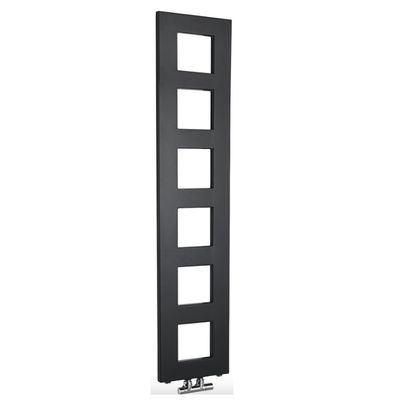 Designradiator Sapho Block 28x133 Cm Mat Zwart