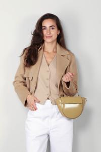 Max Mara jas Bruin , Beige maat 38 Polyester 2425046021600