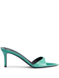 Giuseppe Zanotti sandales Intriigo 70 mm en cuir - Bleu