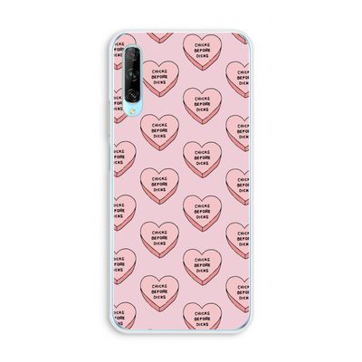 Chicks before dicks: Huawei P Smart Pro Transparant Hoesje