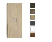 Sanicare kolomkast met luxe chromen greep 67x160x32cm grey-wood - thumbnail