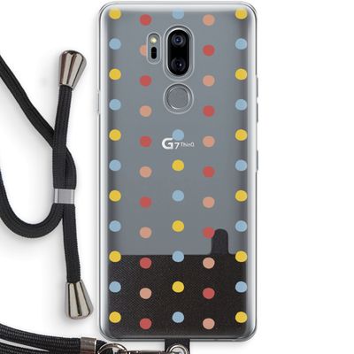 Bollen: LG G7 Thinq Transparant Hoesje met koord