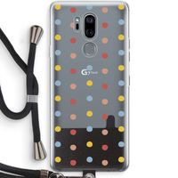 Bollen: LG G7 Thinq Transparant Hoesje met koord