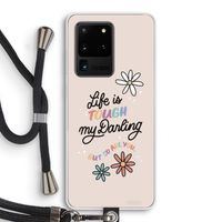 Tough Life: Samsung Galaxy S20 Ultra Transparant Hoesje met koord