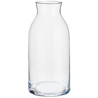 Cilindervaas/bloemenvaas van glas 15 x 31 cm - Vazen - thumbnail