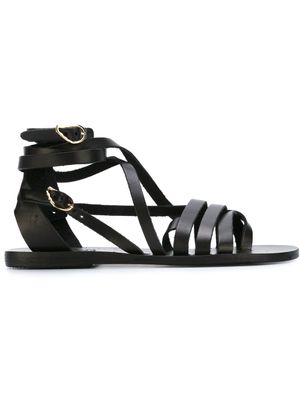Ancient Greek Sandals sandales "Satira" - Noir