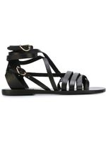 Ancient Greek Sandals sandales "Satira" - Noir - thumbnail