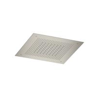 Hotbath Inbouw hoofddouche Ace Velvet & Rainshower 38x38 cm Geborsteld Nikkel