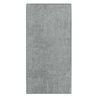 Cawö Cawö Two-Tone Stripe Badlaken 80x150 schiefer