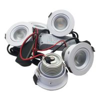 Set 5 x 4 Watt dimbare led inbouwspots Wit - 2700K