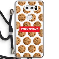 Koekerond: LG V30 Transparant Hoesje met koord