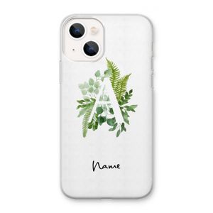 Green Brush: iPhone 13 mini Transparant Hoesje