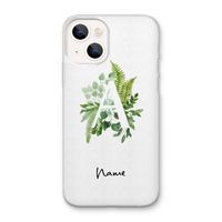 Green Brush: iPhone 13 mini Transparant Hoesje