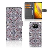 Xiaomi Poco X3 | Poco X3 Pro | Bookcase | Flower Tiles