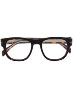 Eyewear by David Beckham lunettes de vue à monture carrée - Marron - thumbnail