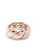 ROSEKEY bague en or rose 18ct pavé de diamants ROSEKEY bague en or rose 18ct pavé de diamants