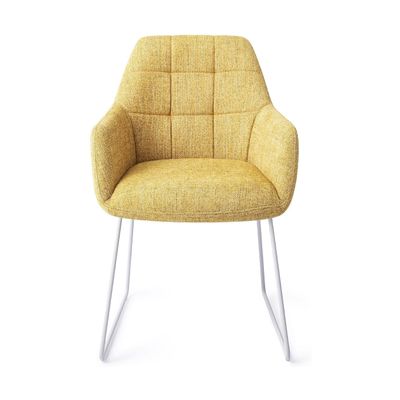 Jesper Home Noto eetkamerstoel Bumble Bee slide white