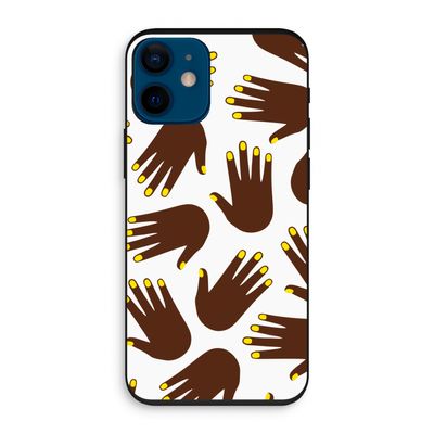 Hands dark: iPhone 12 mini Biologisch afbreekbaar hoesje