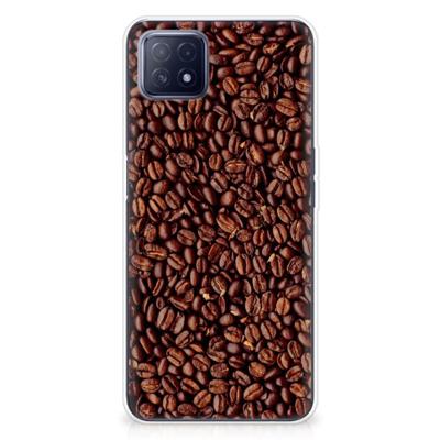OPPO A53 5G | OPPO A73 5G | Siliconen Case | Koffiebonen