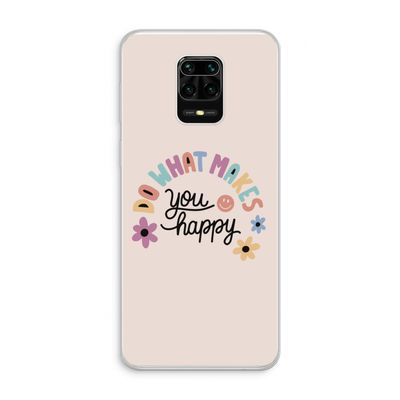 Happy days: Xiaomi Redmi Note 10 Lite Transparant Hoesje