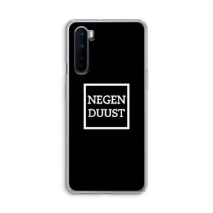 Negenduust black: OnePlus Nord Transparant Hoesje