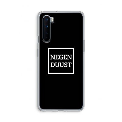 Negenduust black: OnePlus Nord Transparant Hoesje