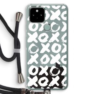 XOXO: Pixel 5 Transparant Hoesje met koord