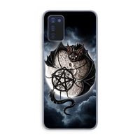 Volle maan: Samsung Galaxy A03s Transparant Hoesje